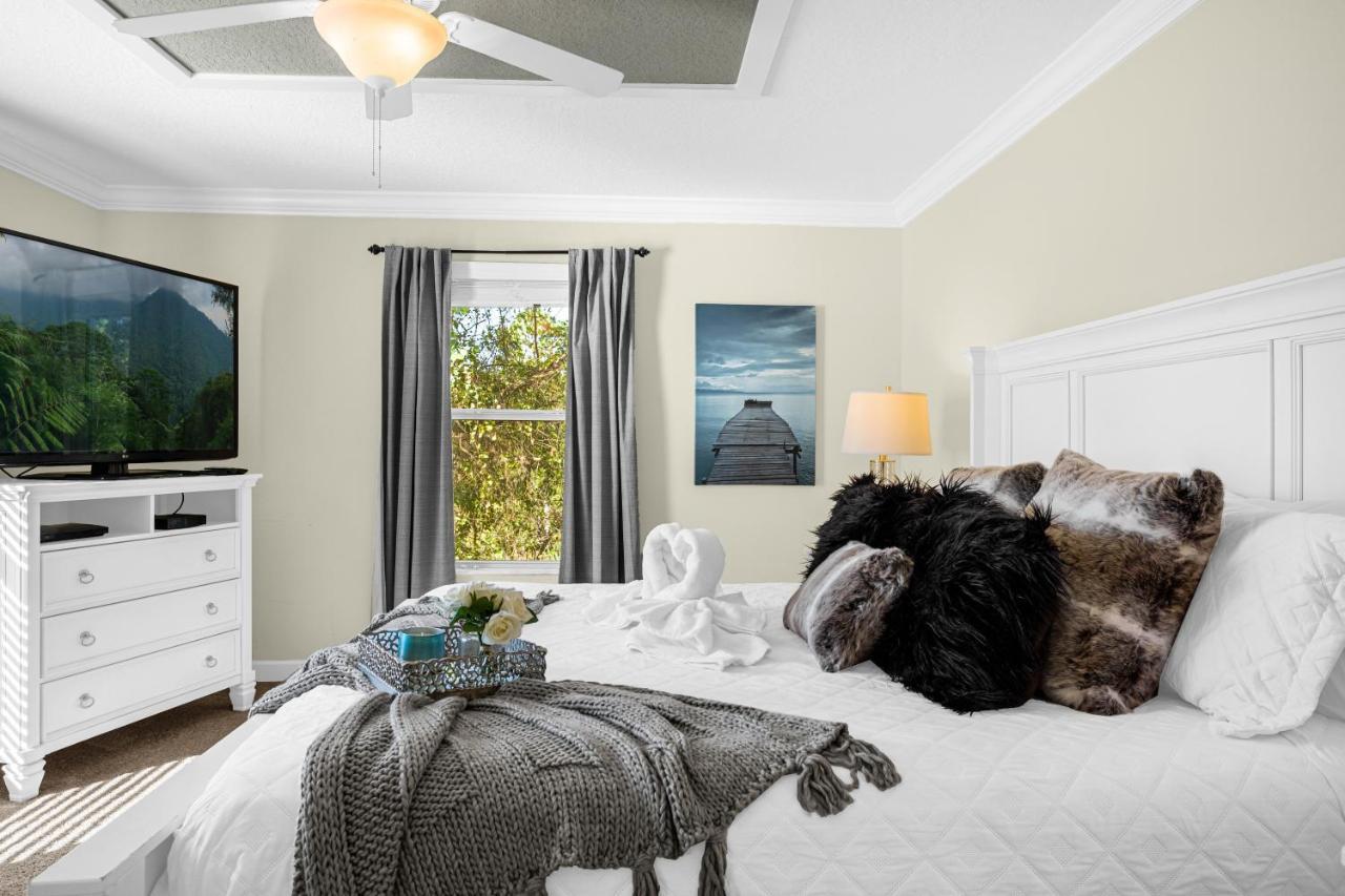 Light Yellow Home Lift Your Mood Near Disney 5Beds Kissimmee Exteriör bild