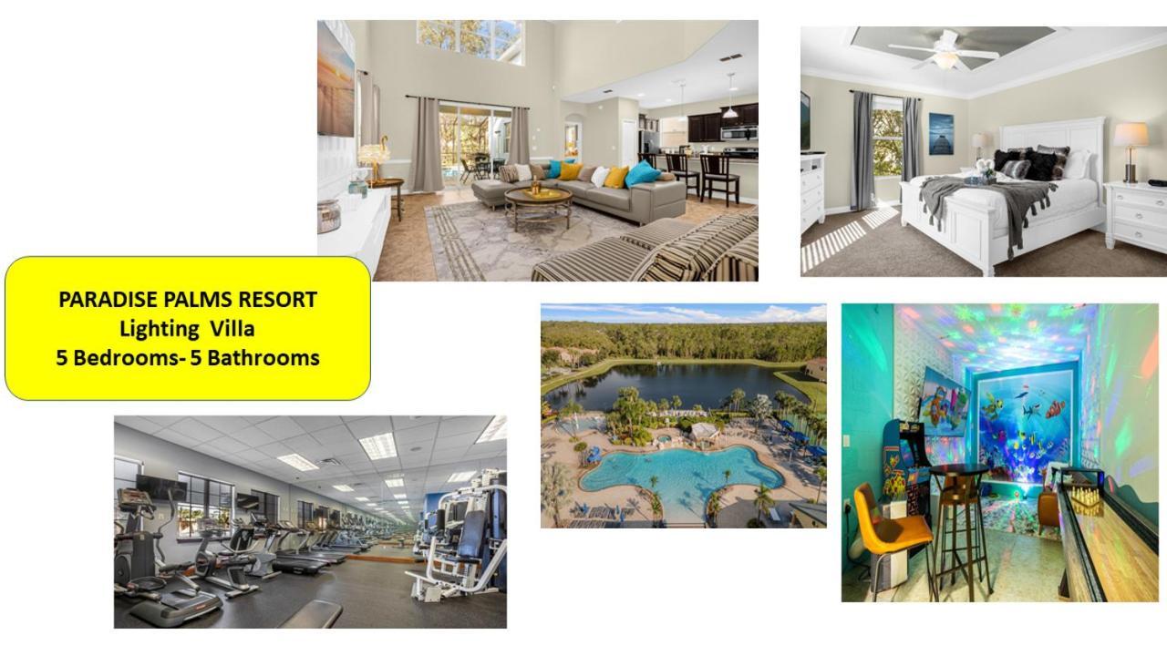 Light Yellow Home Lift Your Mood Near Disney 5Beds Kissimmee Exteriör bild